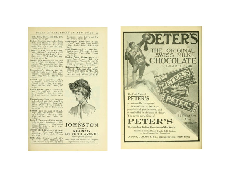 1906 Daily attractions in New York. Advance information of art ...