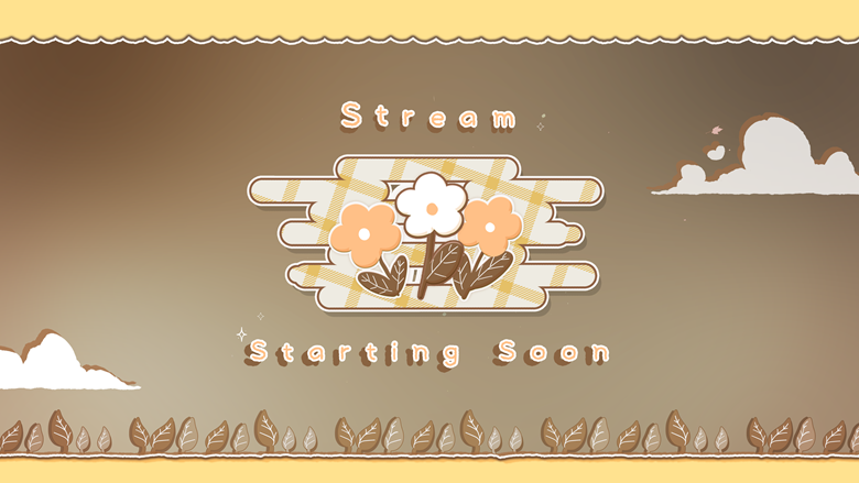 Dark Tropical Stream Overlay Set - Carly Smallbird's Ko-fi Shop