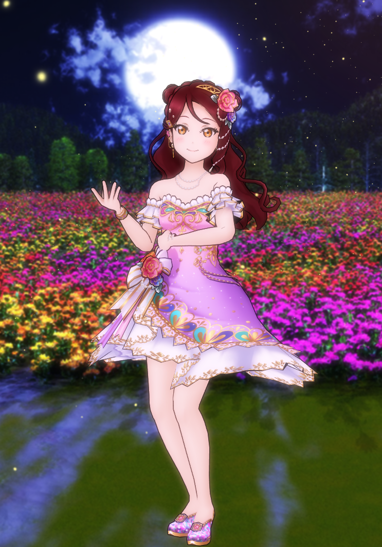 MMD Model Riko Sakurauchi Melody of the Rose - cotufa_nb's Ko-fi Shop ...