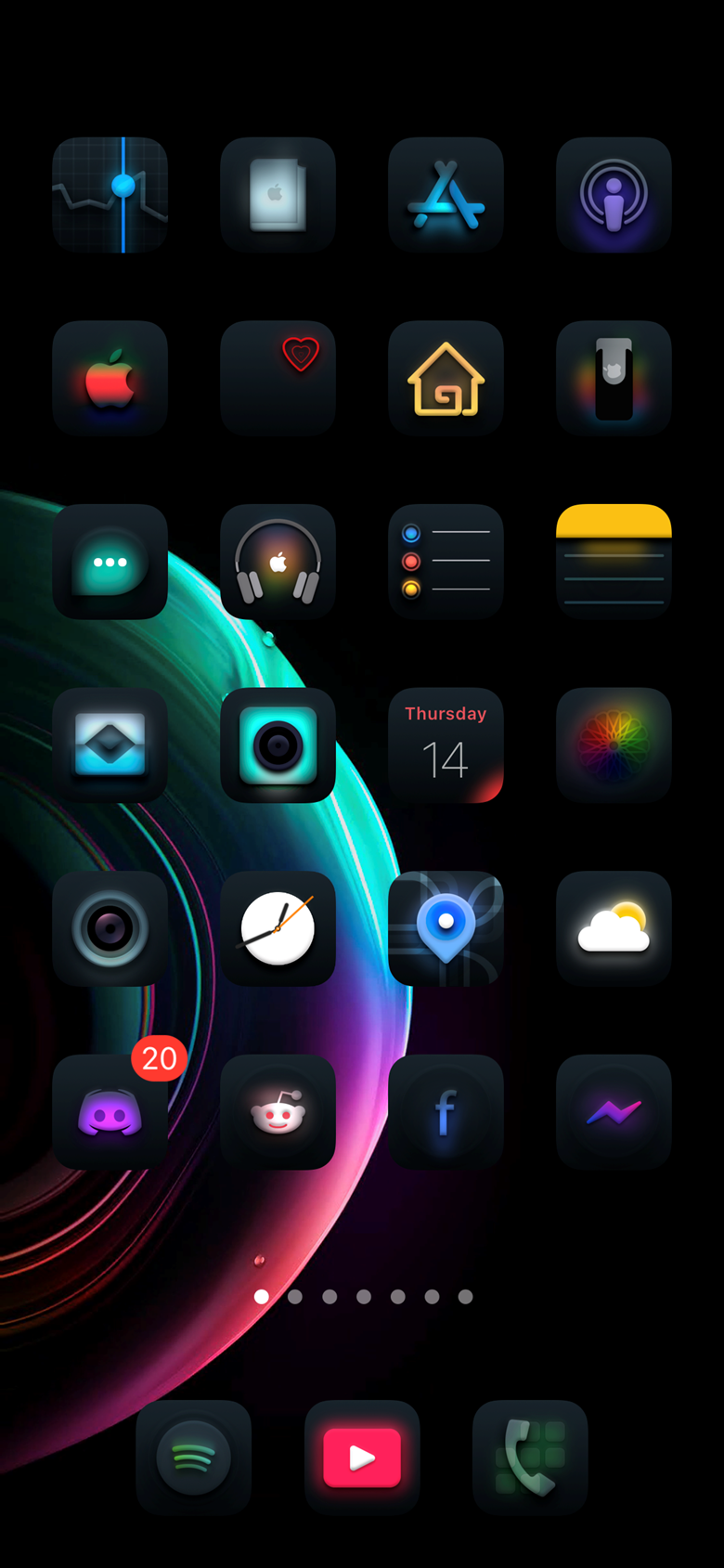 CycleOpium Theme (iOS14/Android png icons) - CodeOne88's Ko-fi Shop ...