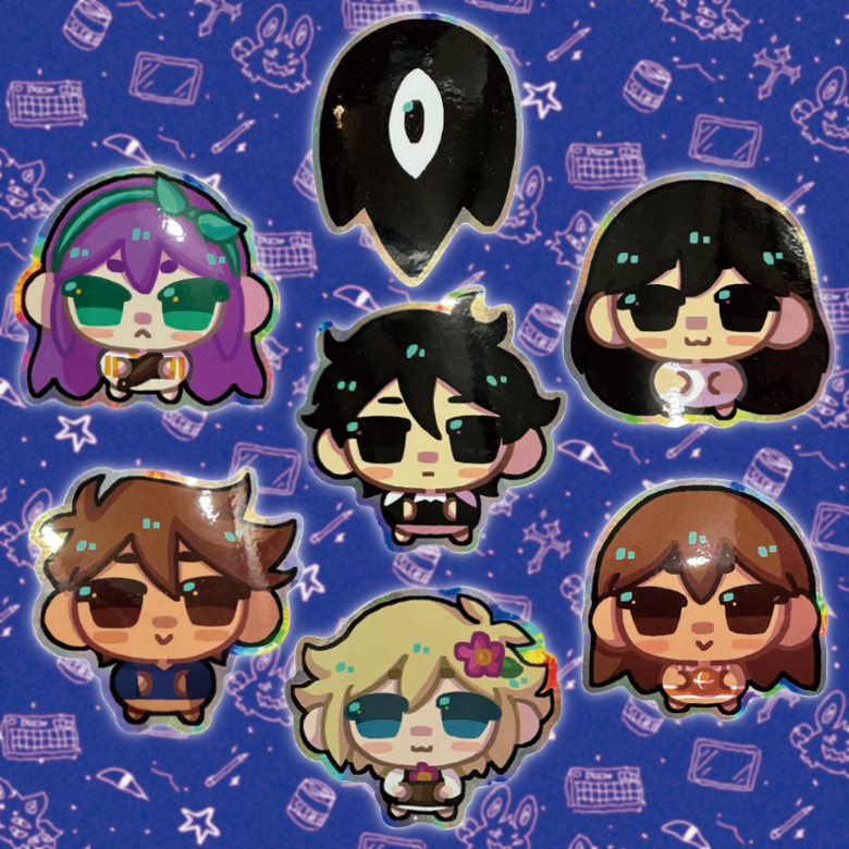 OMORI FARAWAY TOWN Stickers - MONO's Ko-fi Shop