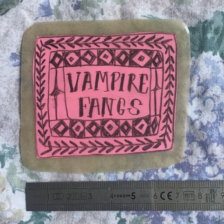 Vampire Fangs' Sticker