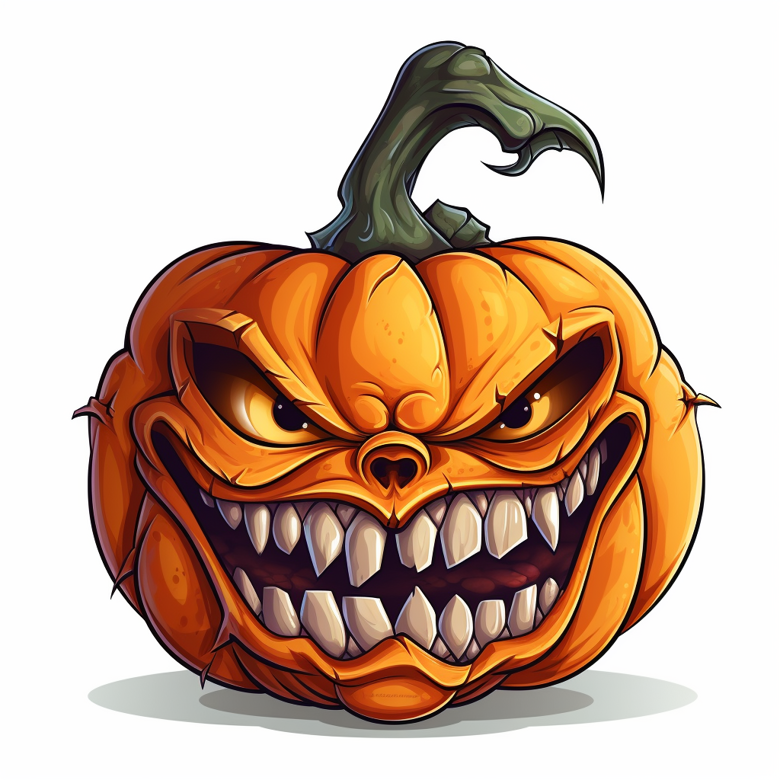 Halloween Special: Angry Pumpkins Vector Collection (36 items) - Velvet ...