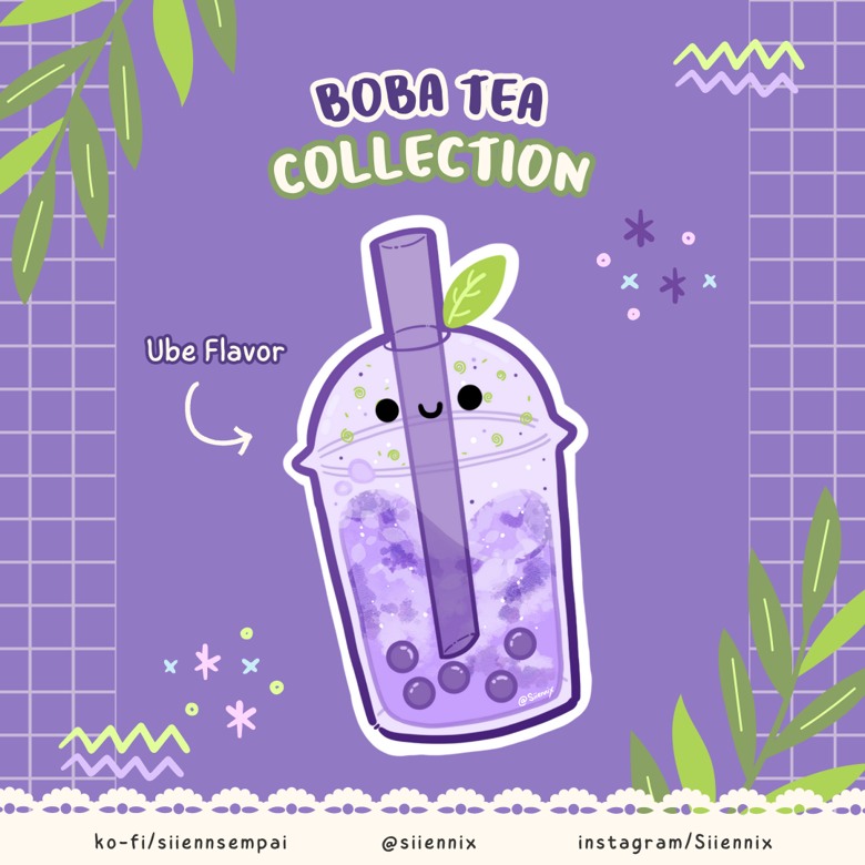 Boba Tea Collection - Ube Emote [퐓퐰퐢퐭퐜퐡/퐃퐢퐬퐜퐨퐫퐝] - Siienn 's Ko-fi Shop ...