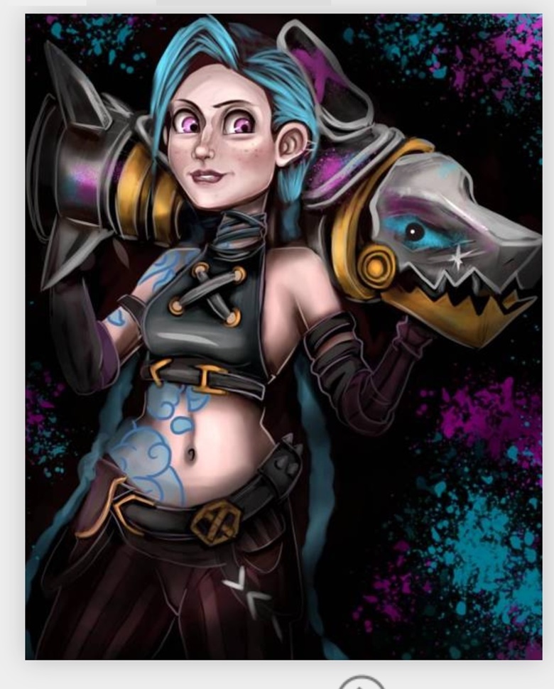 sale - 8x10 Signed Jinx Art Print - DancesInShadows's Ko-fi Shop - Ko ...