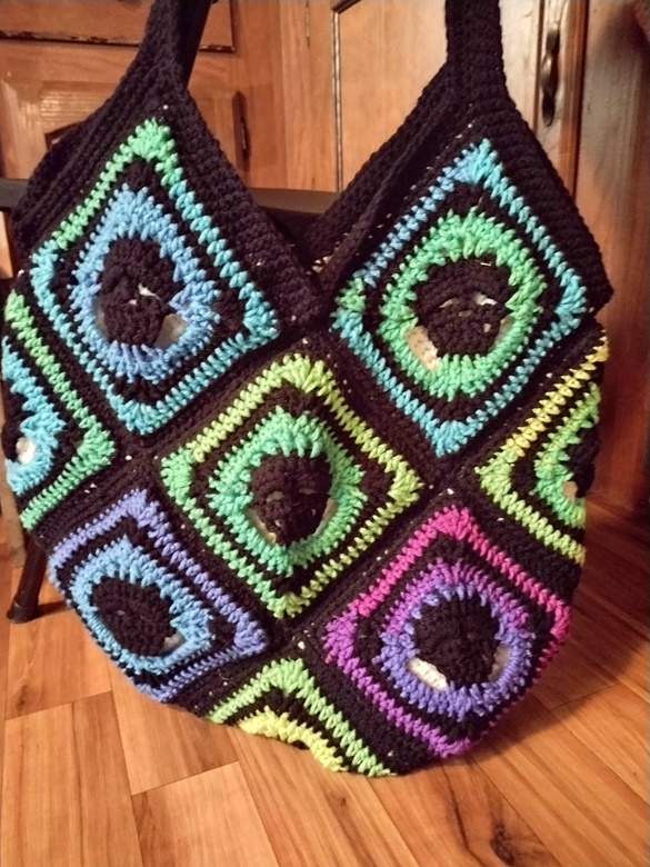 Queen of Crochet Duffle Bag by GrandeDuc