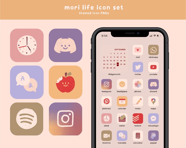 Life is app. Apple Calendar.