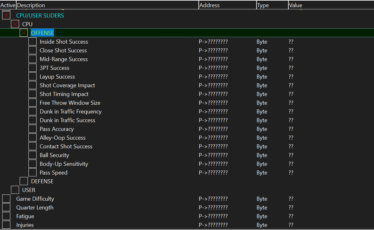 2k24 cheat engine