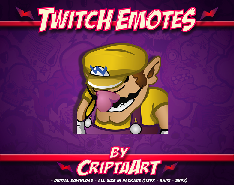 TWITCH EMOTE WARIO SAD MEME - cripta.art's Ko-fi Shop - Ko-fi ️ Where ...