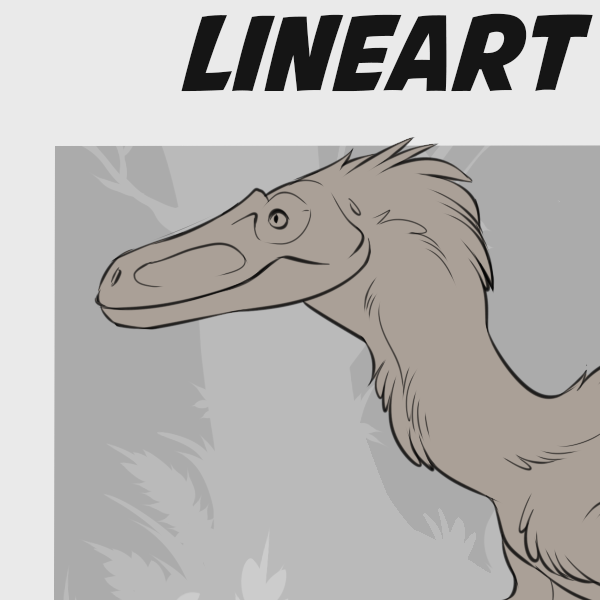 Lineart - Velociraptor - Therbis's Ko-fi Shop - Ko-fi ️ Where creators ...