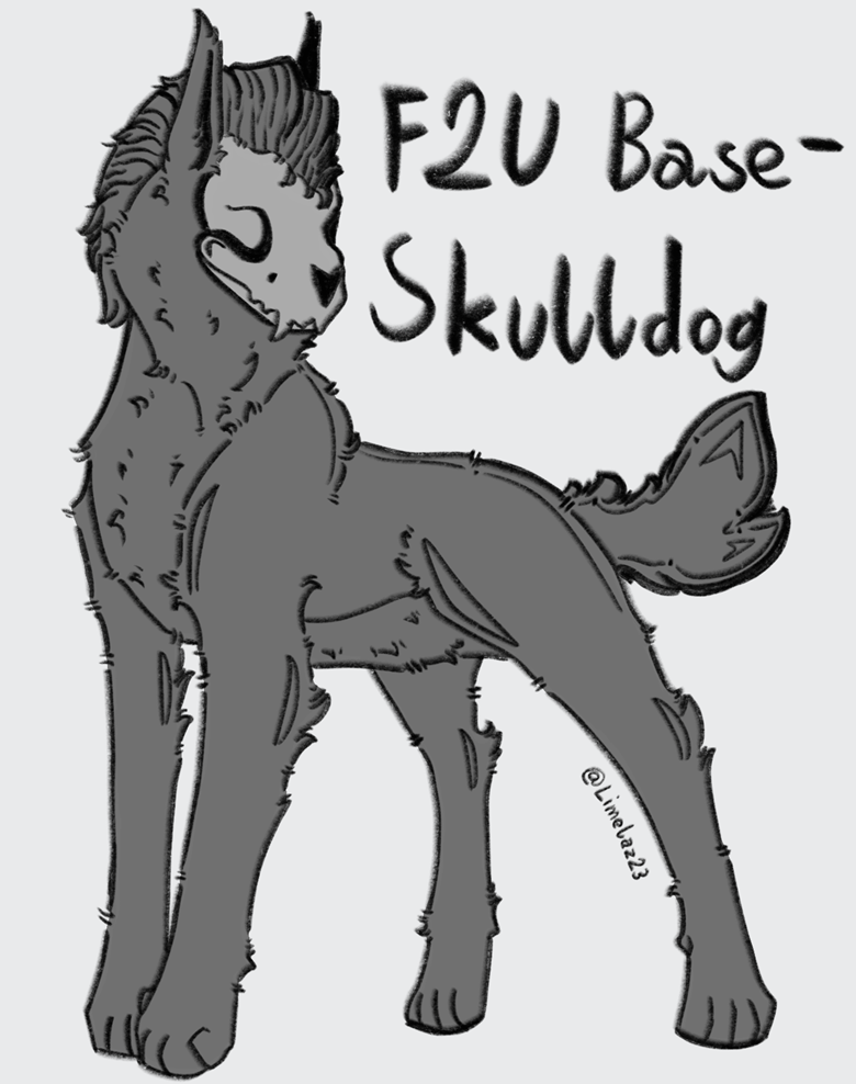 f2u skulldog base - LimeLaz's Ko-fi Shop - Ko-fi ️ Where creators get ...