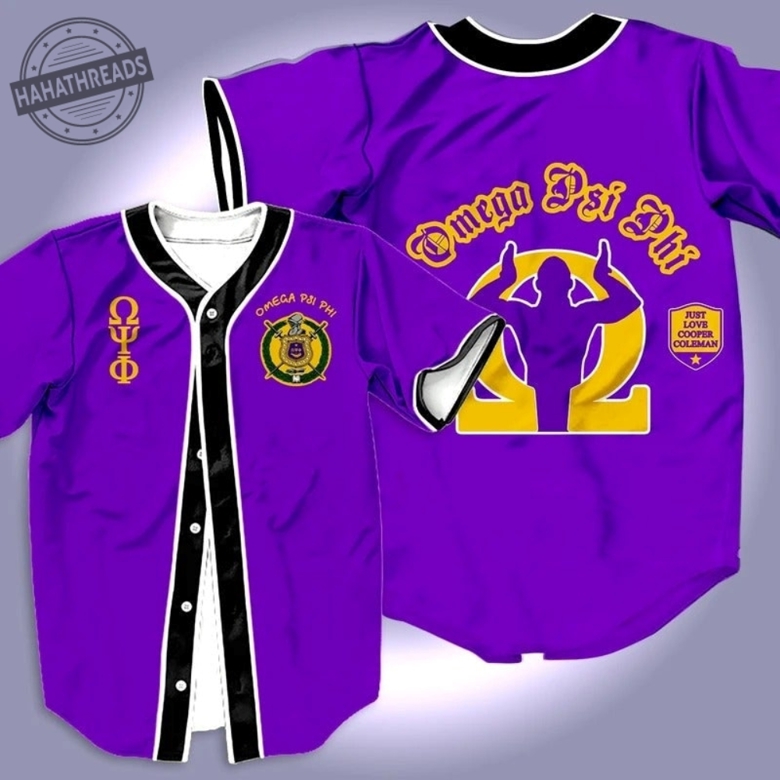 Fraternity Baseball Jersey Just Love Cooper Cole Man Omega