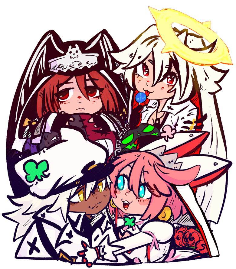 Guilty Gear - Valentines Vinyl Sticker - Char/Benn's Ko-fi Shop - Ko-fi ...