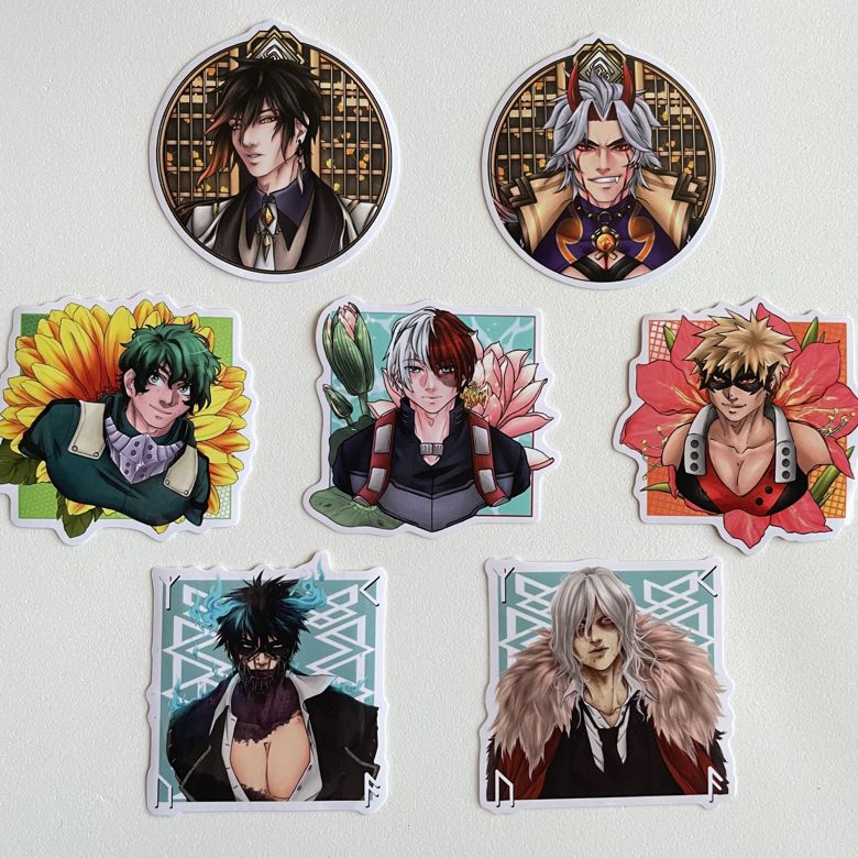 Demon Slayer Anime Stickers for Sale