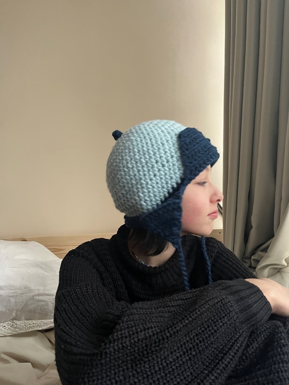 Ushanka trapper hat pdf crochet pattern Xenia's Kofi Shop Kofi ️