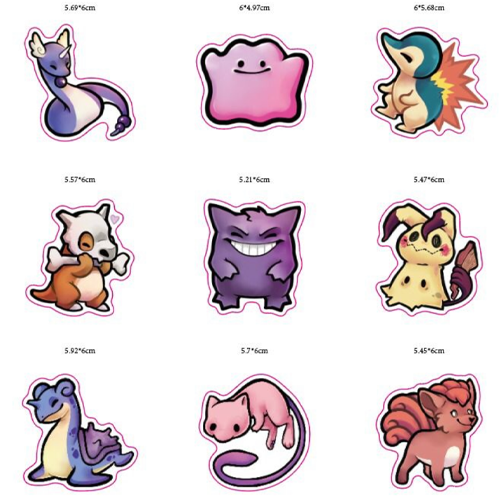 Pokemon Imposter Pals Ditto Stickers Your Pick Cute -  in 2023