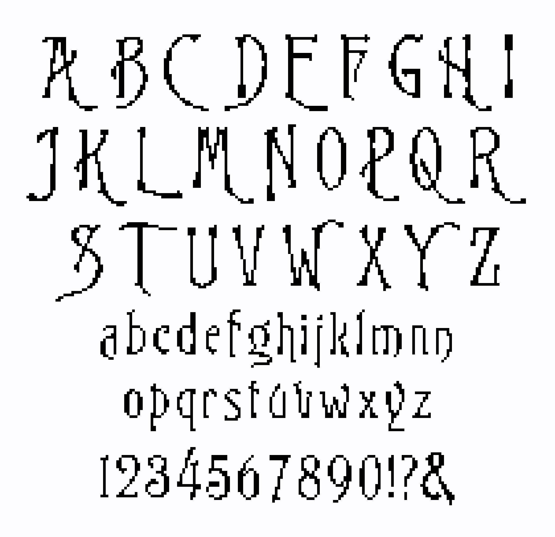 Victorian Swash Font **PATTERN ONLY** - campxstitch's Ko-fi