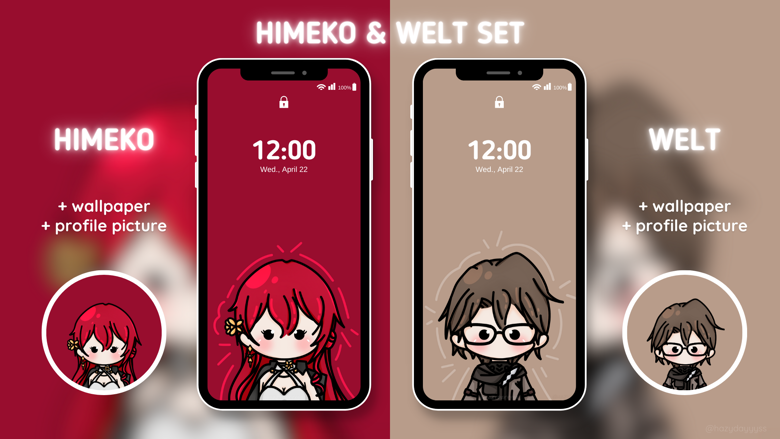 FREE Himeko/Welt Mobile Wallpaper/Icon HSR - HazyDayyyss's Ko-fi Shop ...