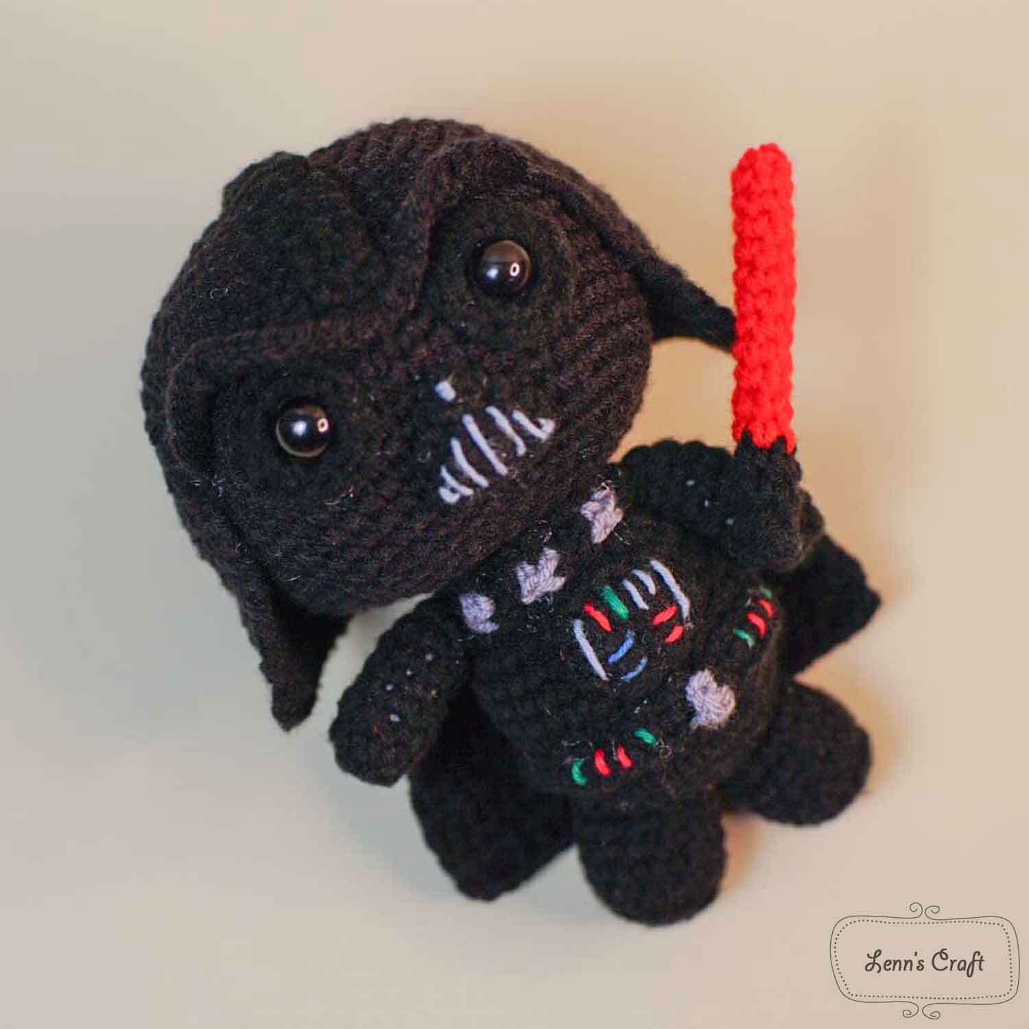 Darth Vader Star Wars Crochet Amigurumi Pattern - Lenn's Craft ...