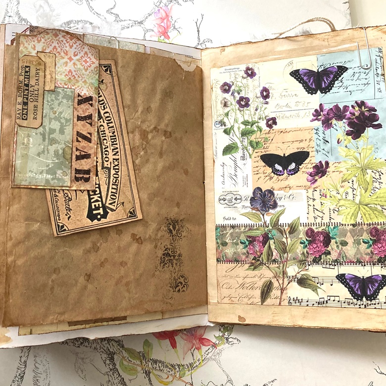 Handmade Vintage Style Junk Journal - Louise's Ko-fi Shop - Ko-fi ️ ...