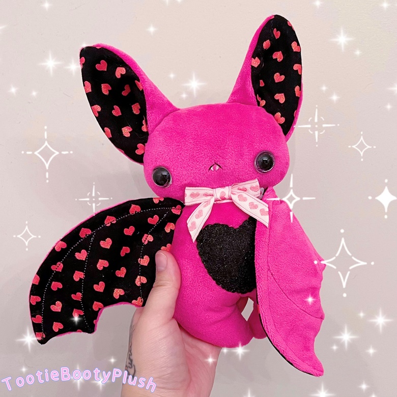 Briar the Bat - Handmade Plush - Tootie Booty Plush's Ko-fi Shop - Ko ...