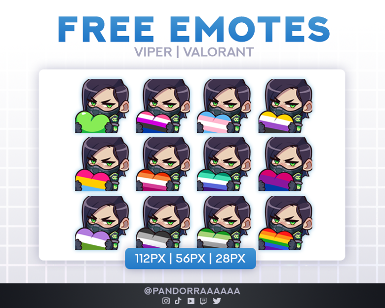 FREE VALORANT Viper (Heart/Love) - PandorraAAAAA's Ko-fi Shop - Ko-fi ️ ...