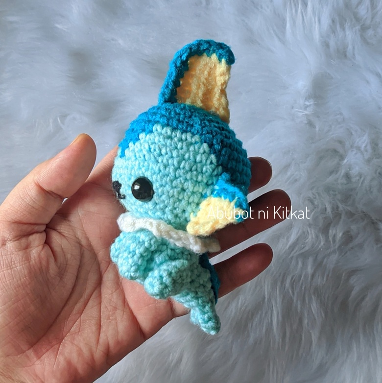 Pokemon Crochet Vaporeon Pattern - Handmade Amigurumi Patterns - Abubot ni  Kitkat's Ko-fi Shop