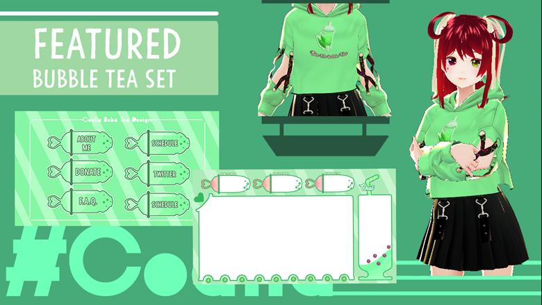 green-tea-bubble-tea-set-coalla-leaf-s-ko-fi-shop-ko-fi-where