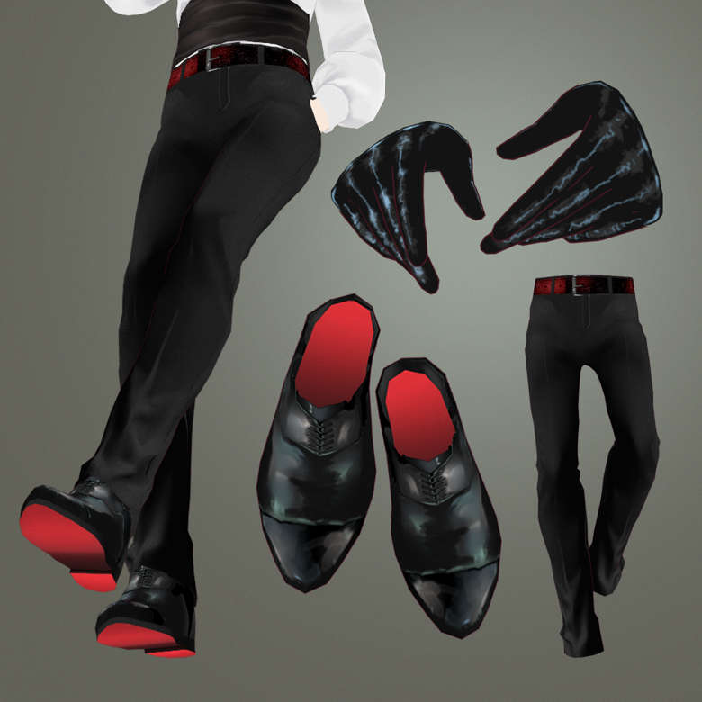 Dress pants, shoes and glove - VRoid - sagyo/Vroid's Ko-fi Shop - Ko-fi ...