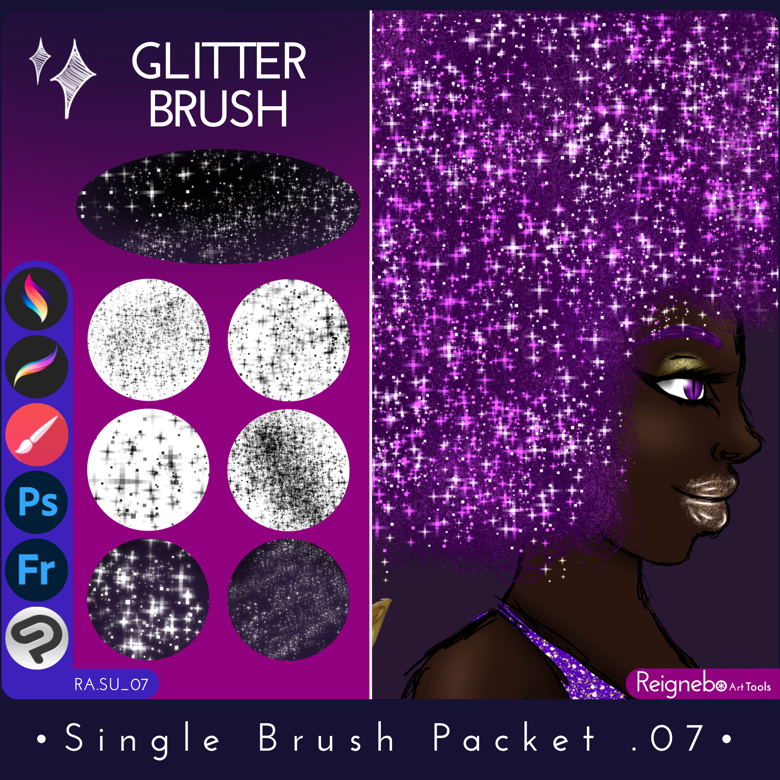 paint tool sai glitter brush