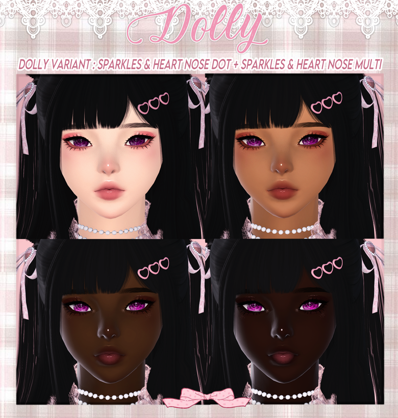 ⚘] Dolly [Face 3 Viera Face Bases / Kazino Sculpt] (Makeup Mod) - Weiss's  Ko-fi Shop - Ko-fi ❤️ Where creators get support from fans through  donations, memberships, shop sales and more!