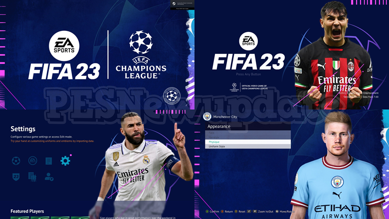 PES 2021 Menu Mod FIFA 22 by PESNewupdate ~