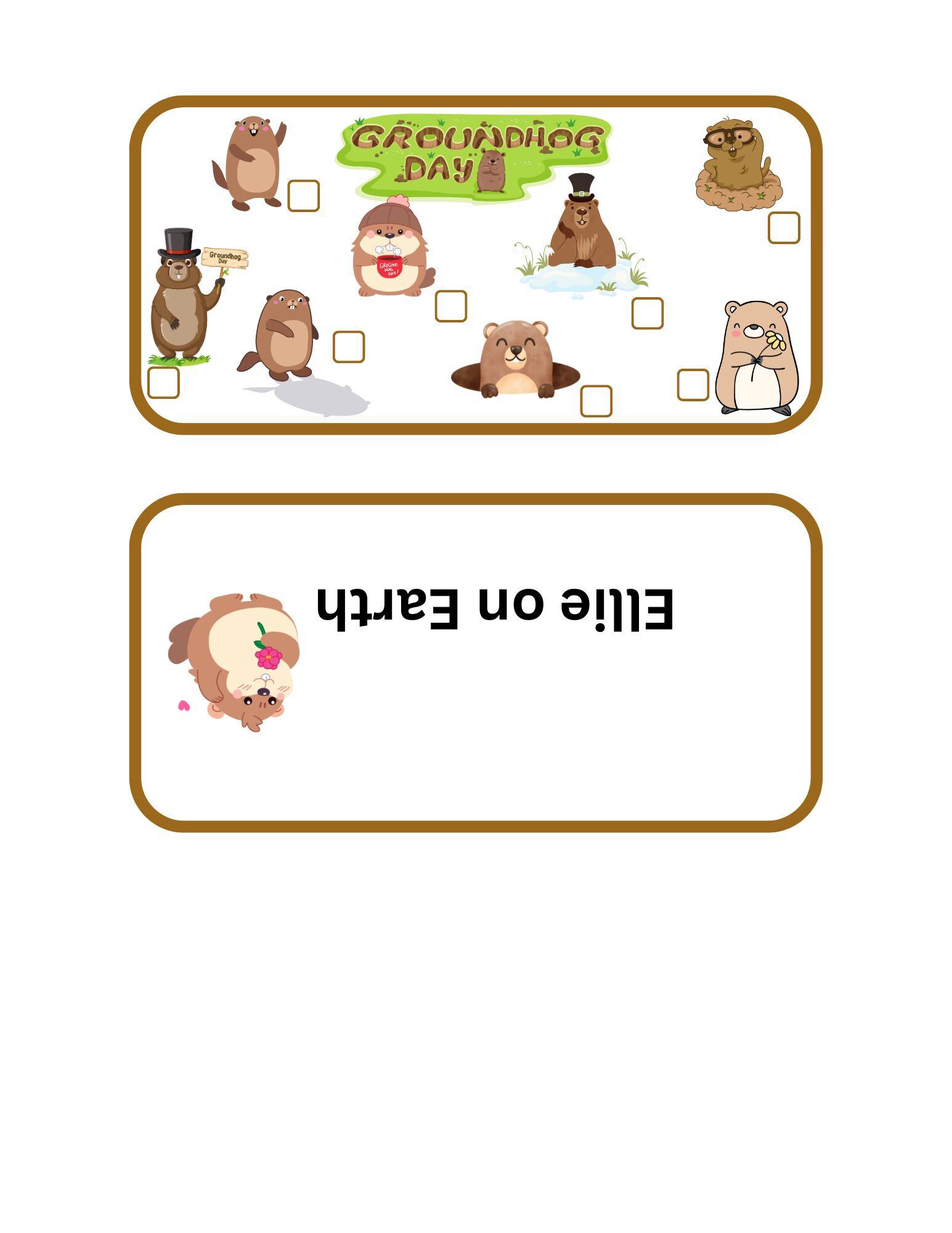 Groundhog day savings ellie on earth s ko fi shop ko fi where