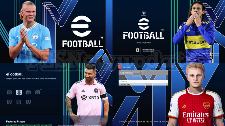 WARBIXIN CUSUB UPDATE KA WAYN EE EFOOTBALL 2024 #pes2021 #effotballpes