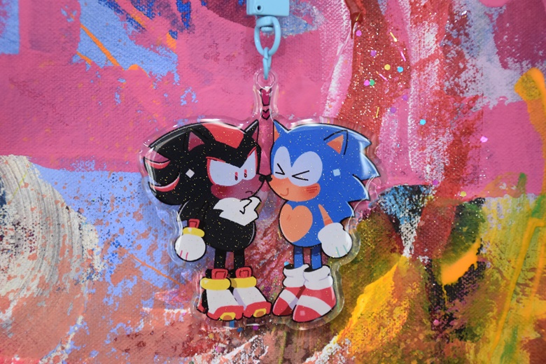 Sonic X - Shadow Phone Charm, Sonic X - Shadow Phone Charm