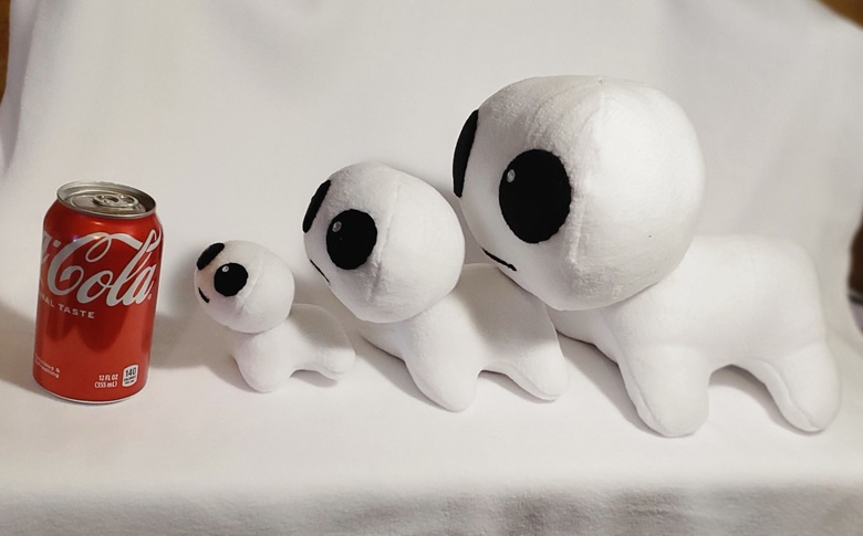 PREORDER TBH White Yippee Creature Plush standard 8 Inch 