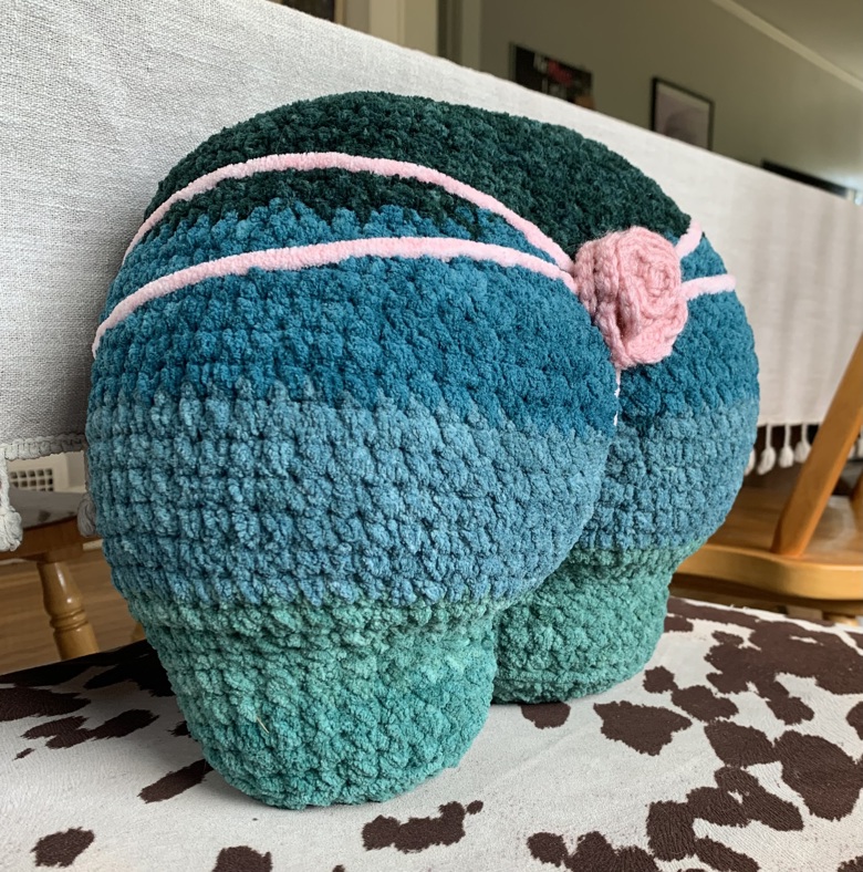 Booty Pillow eBook - Yarn Goddess 's Ko-fi Shop - Ko-fi ❤️ Where creators  get support from fans through donations, memberships, shop sales and more!  The original 'Buy Me a Coffee' Page.