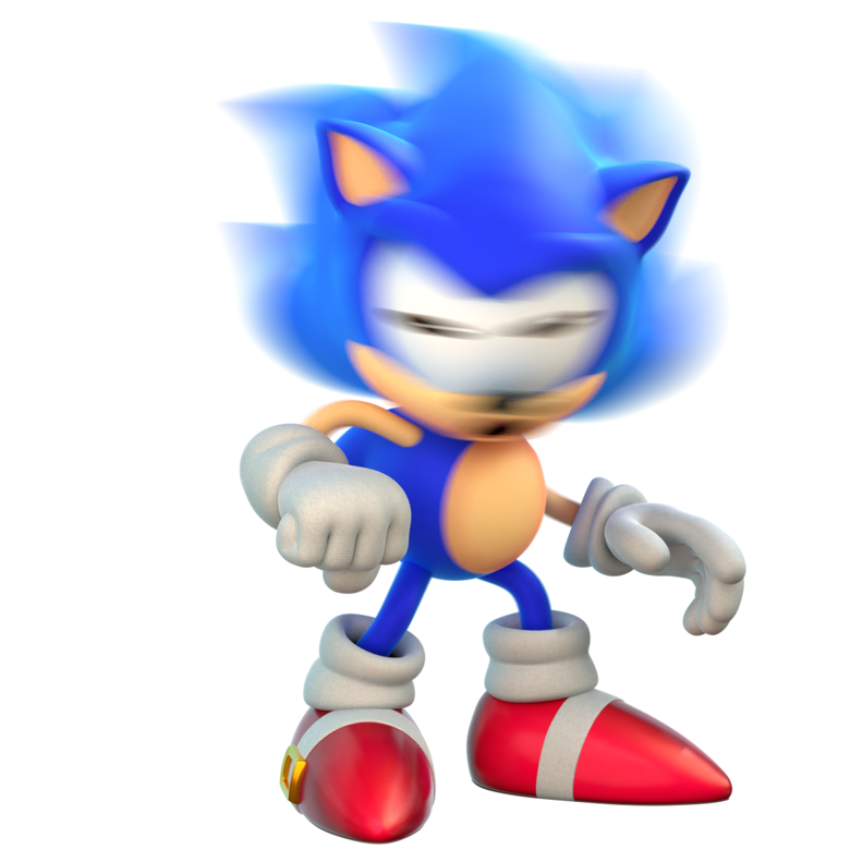 Made a render with Dancada's Classic Sonic model.