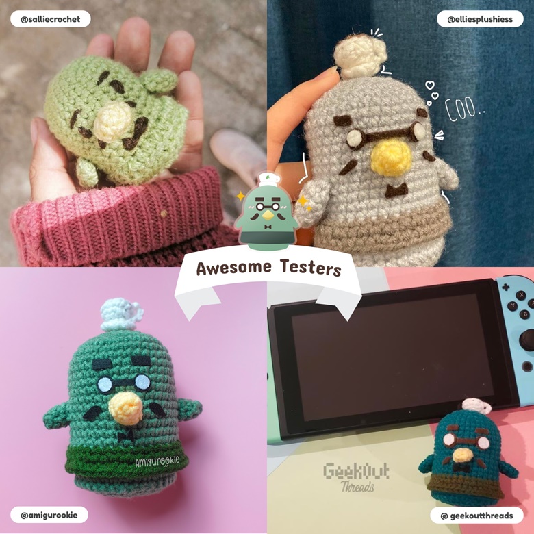 Crochet Gyroid Plush Animal Crossing Squeakoid Inspired Amigurumi Doll  Crochet Plushie 