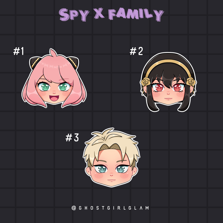 Spy X Family Stickers for Sale
