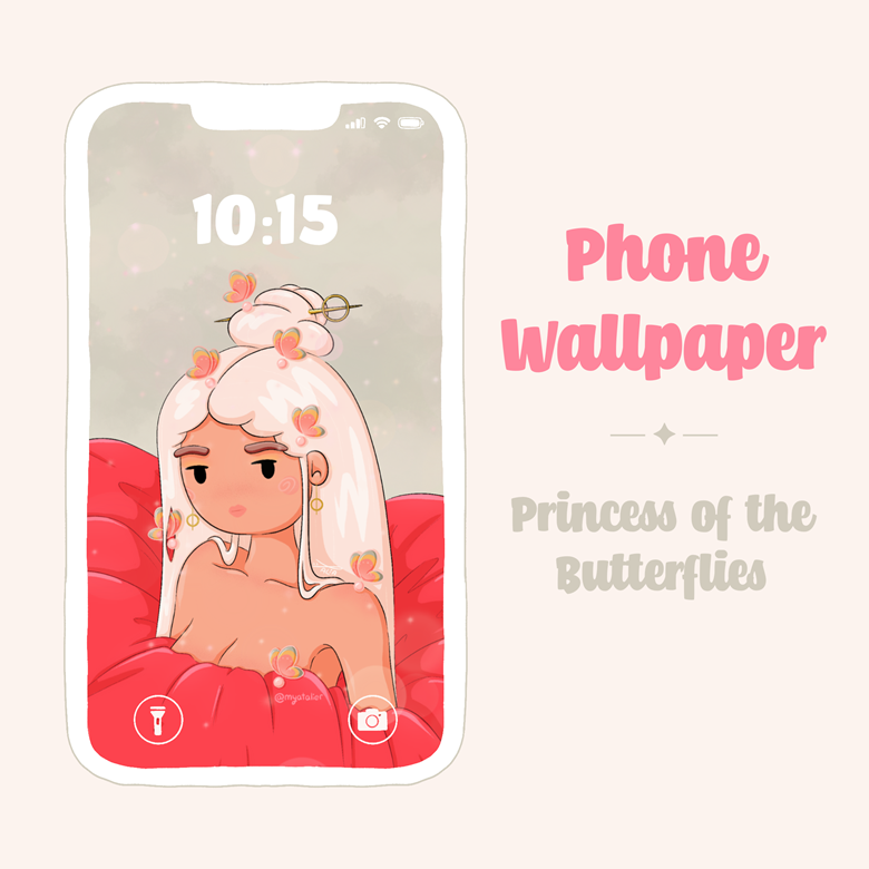 Princess of the Butterflies wallpaper - MyAtalier's Ko-fi Shop - Ko-fi ❤️  Where creators get support from fans through donations, memberships, shop  sales and more! The original 'Buy Me a Coffee' Page.