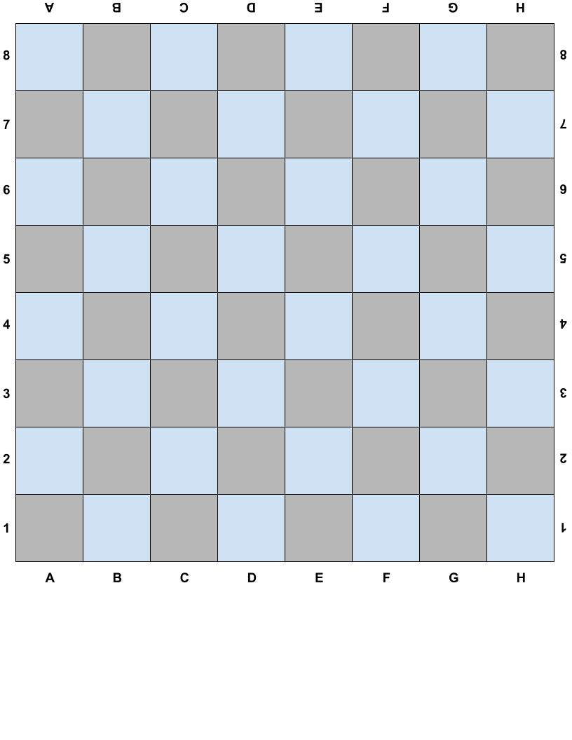 Chess Board – Free Printable