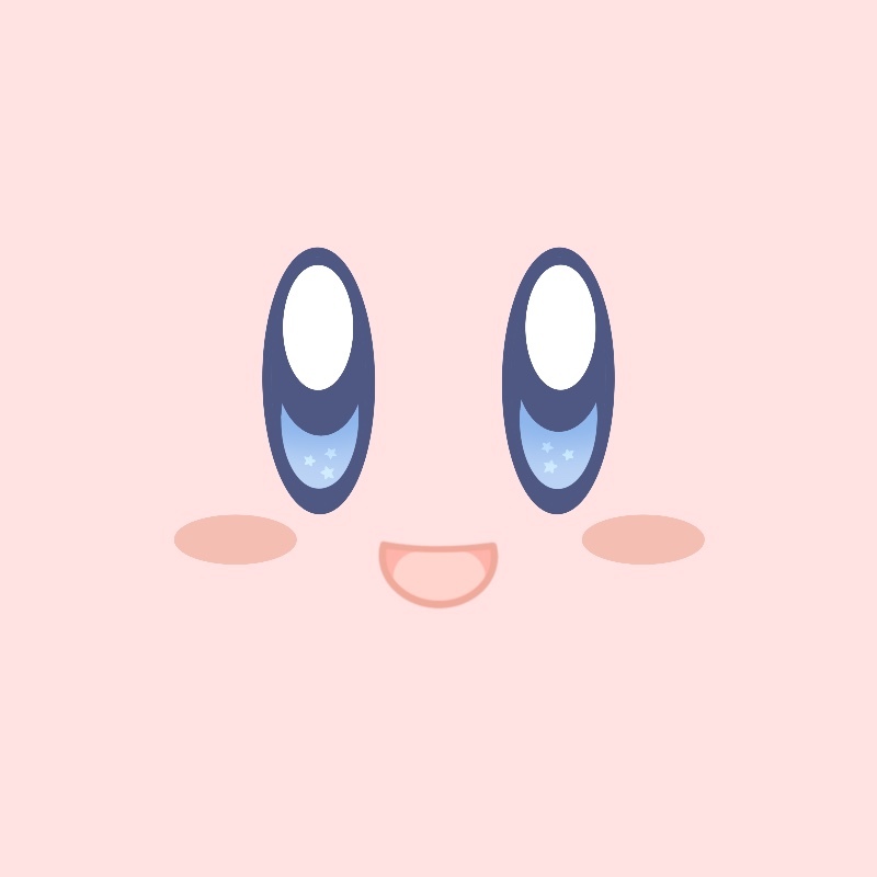 Kirby Static Wallpaper - Lamb Draws's Ko-fi Shop - Ko-fi