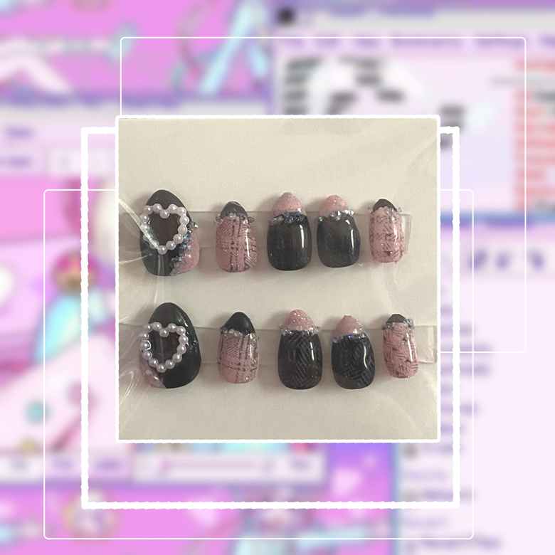 ⋅ʚ♡ɞ⋅ Jirai Kei Nails (made to order) ⋅ʚ♡ɞ⋅ - boo boo 's Ko-fi Shop ...