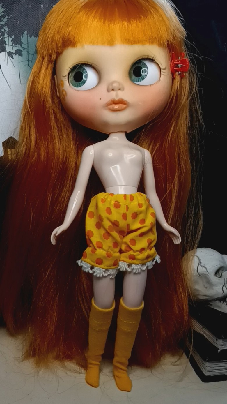 Blythe Orange Munchkin Halloween Doll / Takara / Purchased in