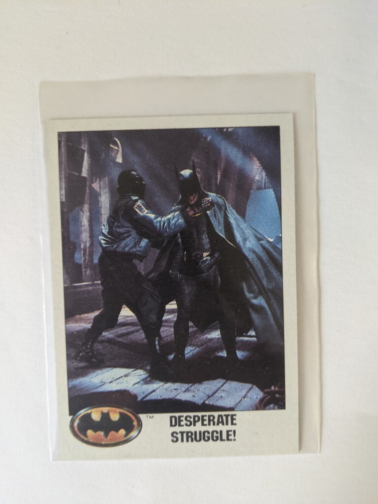Batman trading card #117 (1989, Topps). Mint condition (Pack Fresh ...