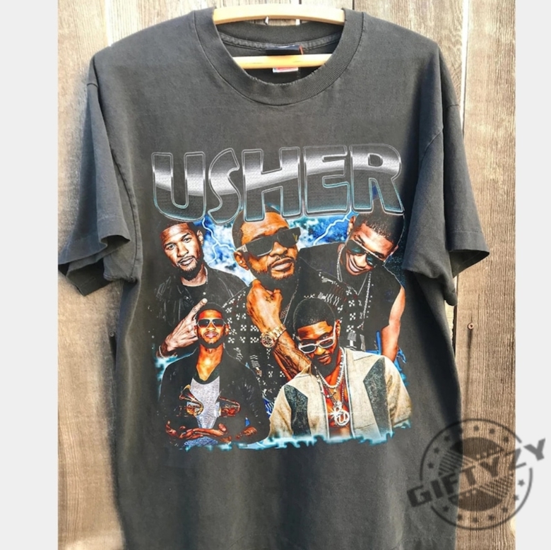 Vintage Usher 90S Shirt Usher Rap Hip Hop Tshirt Gift For Fan