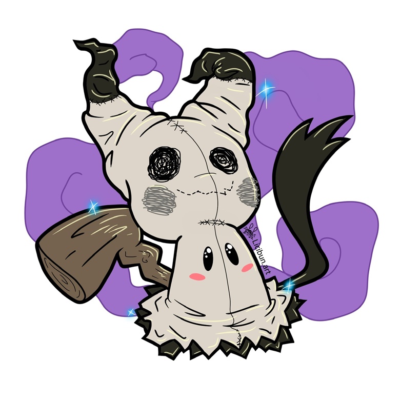 Mimikyu sticker - snyderdraws's Ko-fi Shop