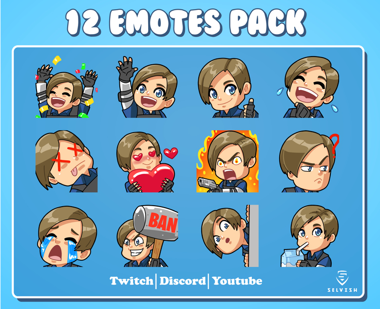 Cursed Emoji Pack for Twitch/discord (Download Now) 