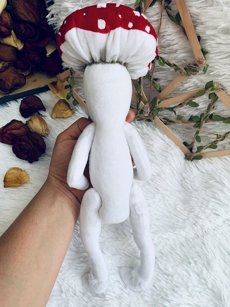 Emotional Support Mushroom - Stuffed Amanita Plushroom